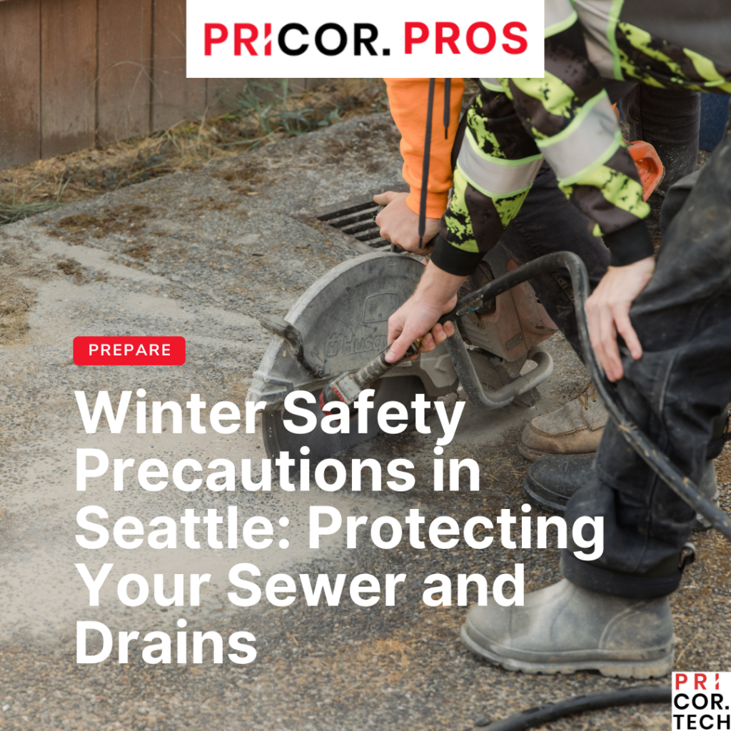 Blog Cover Image for winter safety precautions in seattle for your sewer and drain.